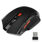 Mini 2.4G wireless mouse with six buttons for laptops and travel