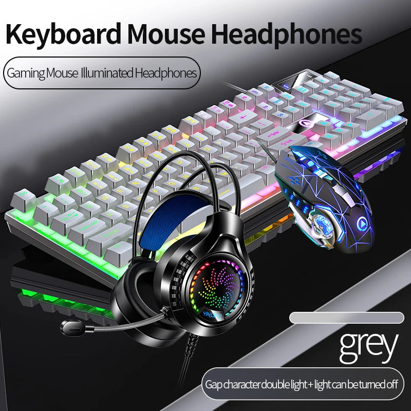 3-in-1 Gaming Bundle — Backlit Keyboard, Mouse & Headset
