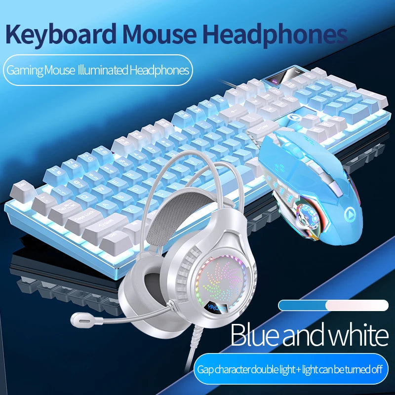 3-in-1 Gaming Bundle — Backlit Keyboard, Mouse & Headset