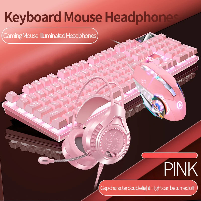 3-in-1 Gaming Bundle — Backlit Keyboard, Mouse & Headset